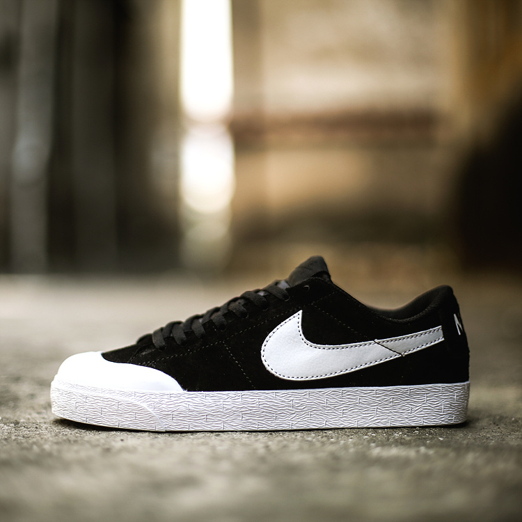 130 【猪八戈】Nike/耐克 SB Blazer Zoom Low XT男女子白黑滑板鞋