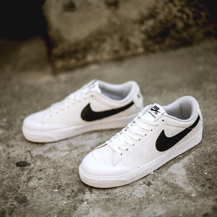 130【猪八戈】Nike/耐克 SB Blazer Zoom Low XT男女子白黑滑板鞋