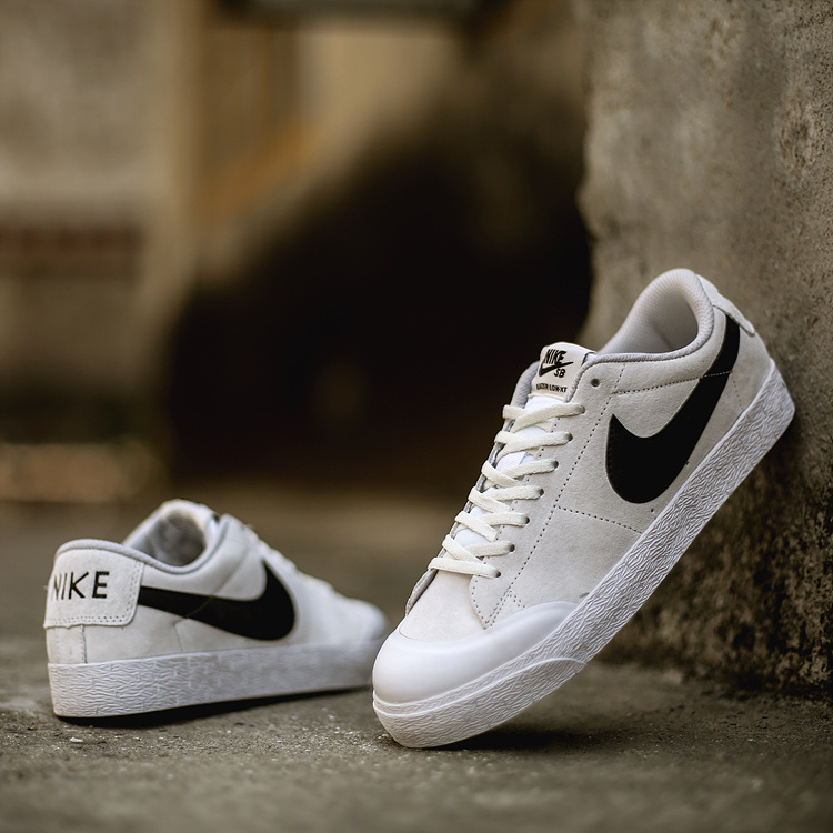 130【猪八戈】Nike/耐克 SB Blazer Zoom Low XT男女子白黑滑板鞋