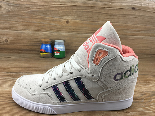 范冰冰高帮爆款阿迪达斯高帮商城品质真标官网同步 阿迪达斯范冰冰同款系列女鞋高帮板鞋 米白七彩AQ3256 36-40带半码 |