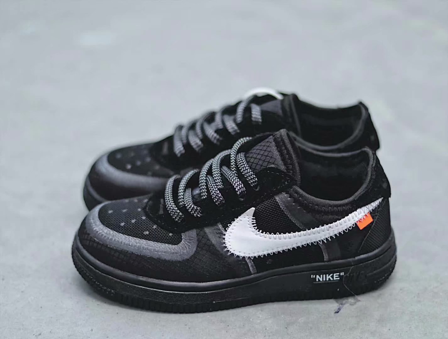 130 <br />#毒物#公司级 NikeAirForce1OW'Volt'2.0联名AF1童鞋，独立磨具，原鞋开膜，区别市面通货版本 尺码：22～35