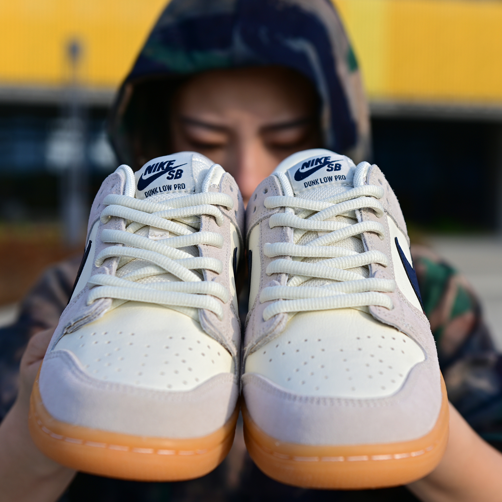 Explosion of Nike SB Dunk Low Pro vintage white Green