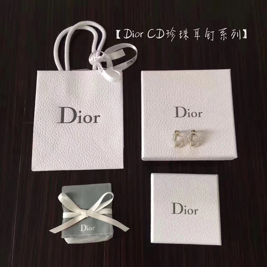 Dior Jewelry Earring 925 Silver Summer Collection Fashion