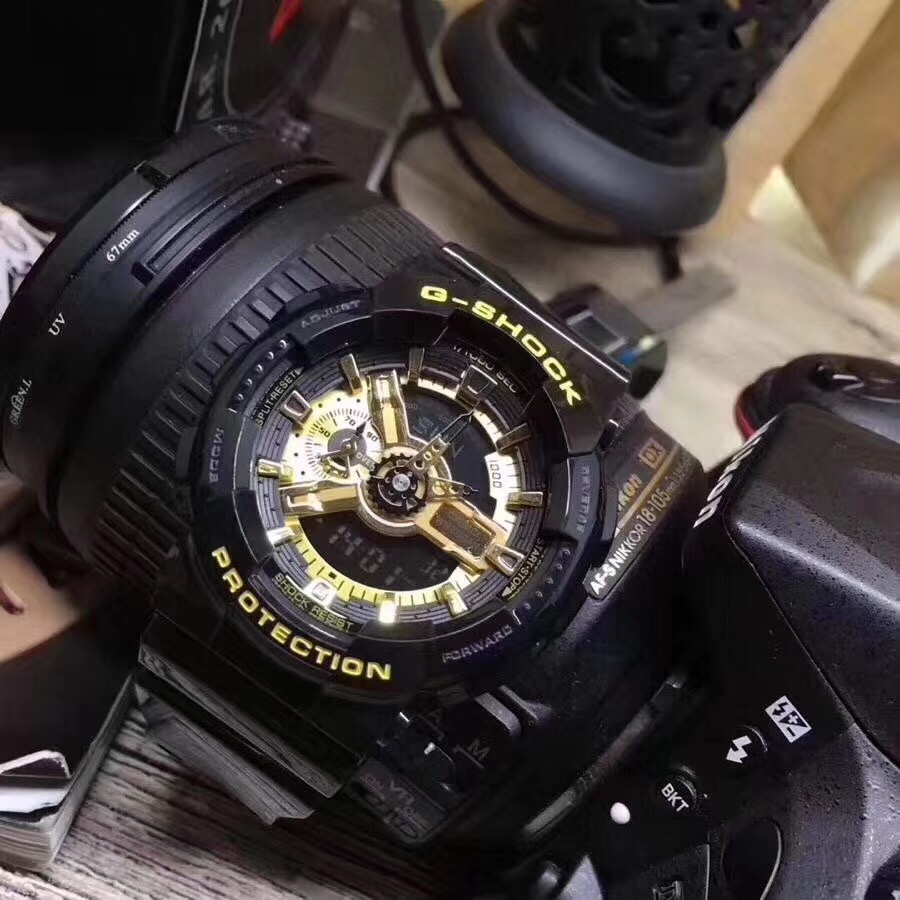 p55 卡西欧G -Shock系列抬手灯防水运动男女学生表