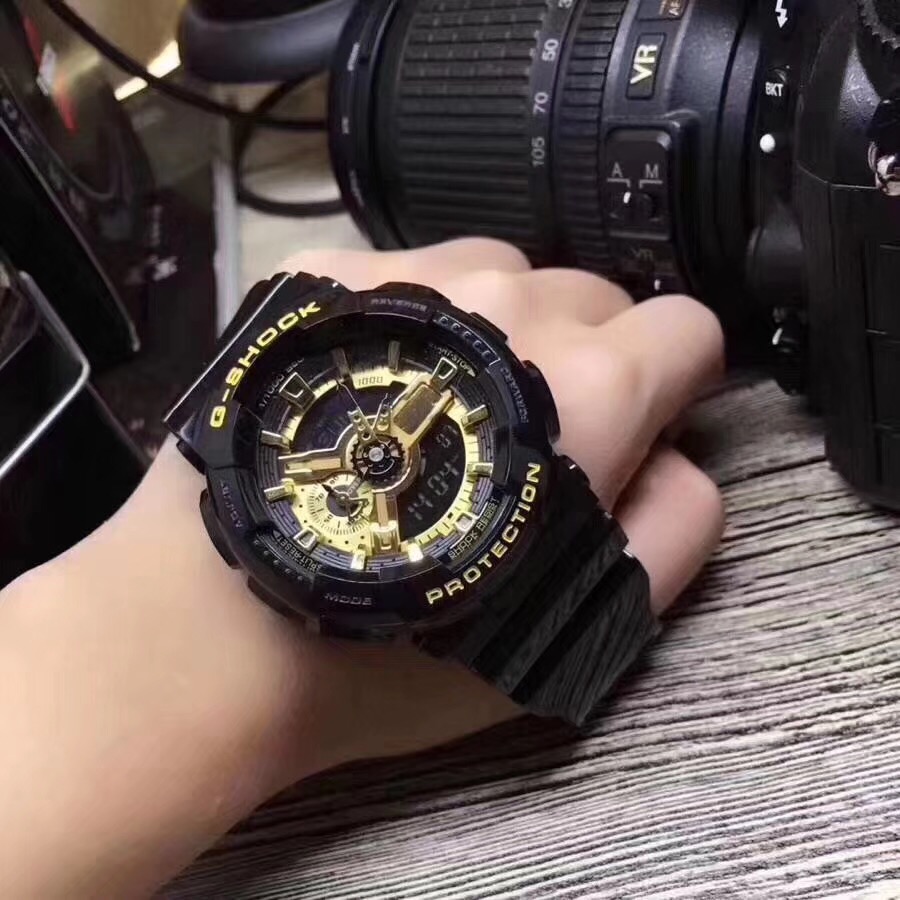 p55 卡西欧G -Shock系列抬手灯防水运动男女学生表