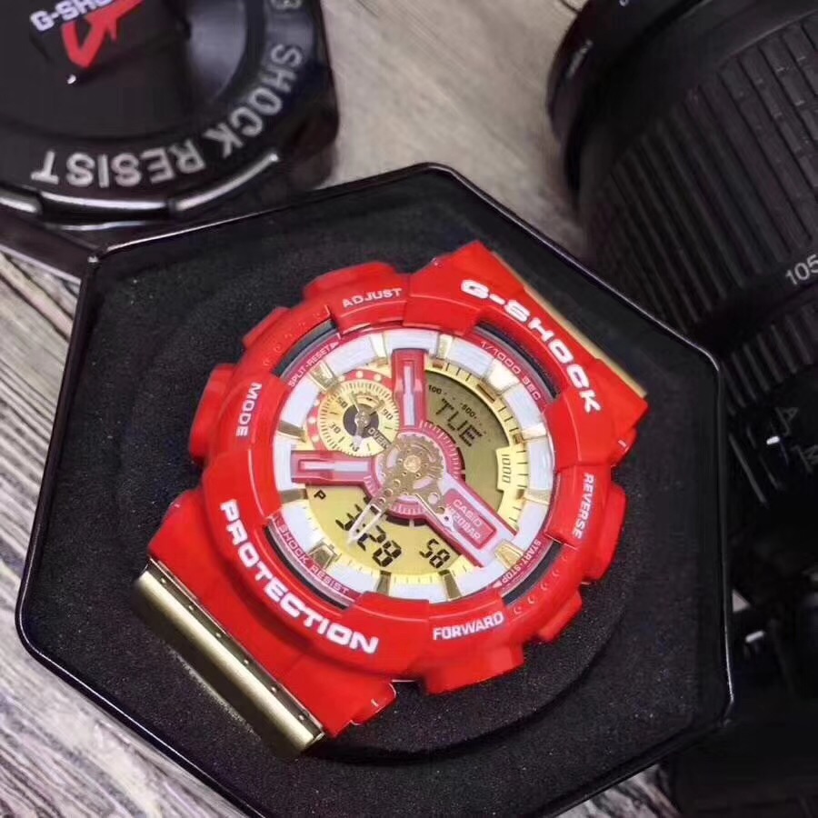 55 卡西欧G -Shock系列抬手灯防水运动男女学生表