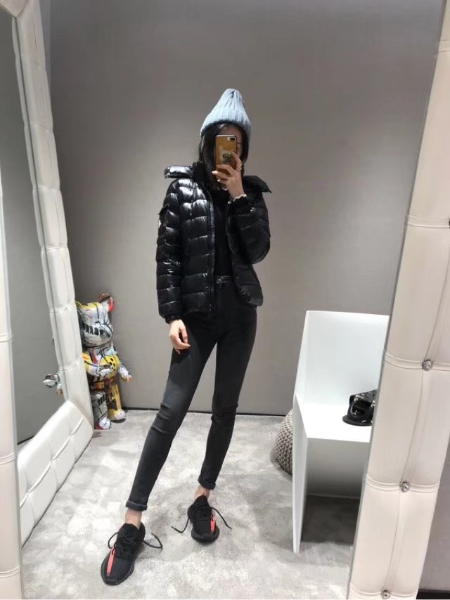 蒙口王菲同款 短款加厚羽绒服 - 修身デザインで冬に最適