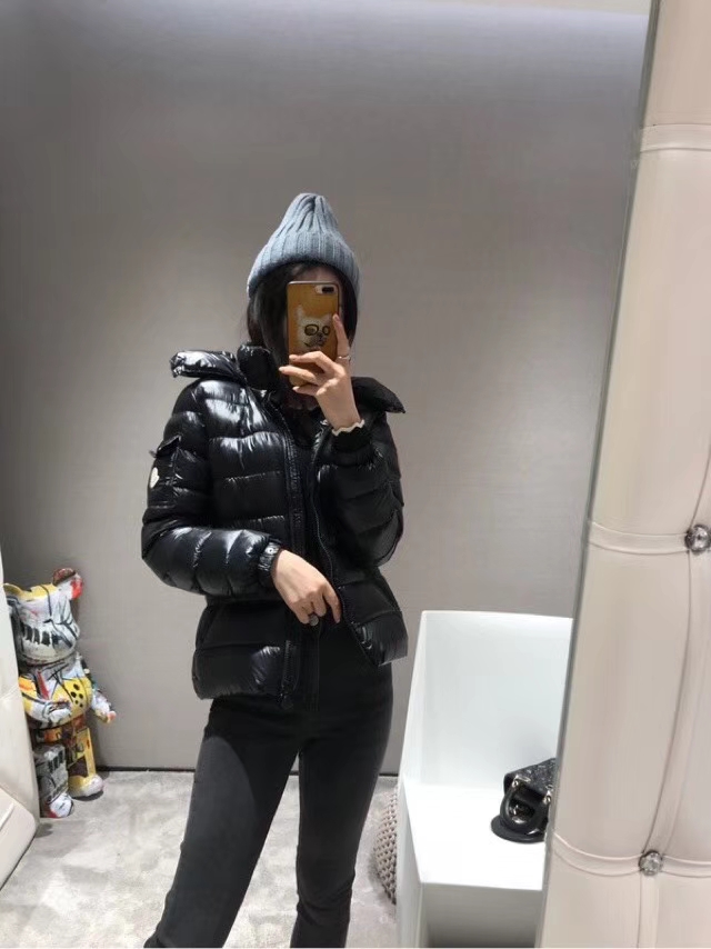 蒙口王菲同款 短款加厚羽绒服 - 修身デザインで冬に最適