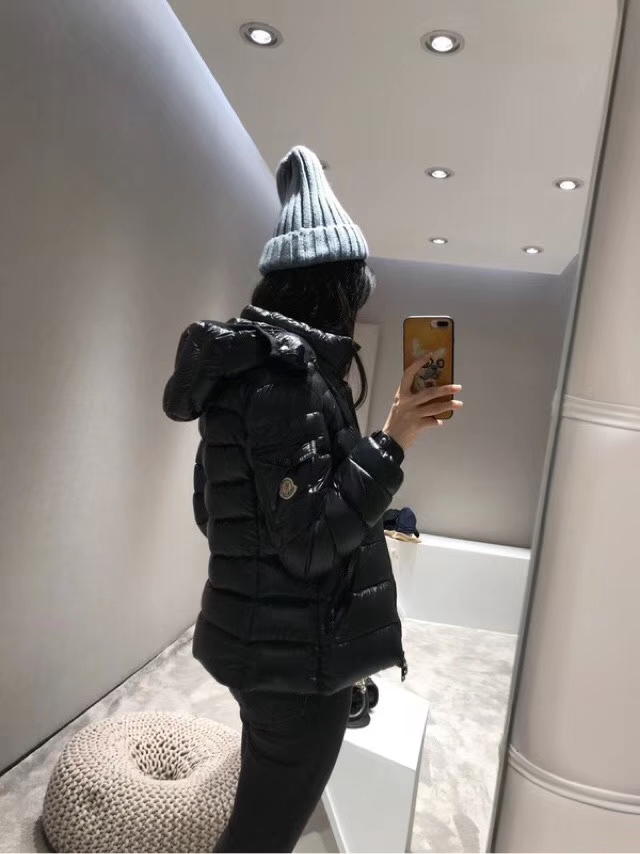 蒙口王菲同款 短款加厚羽绒服 - 修身デザインで冬に最適