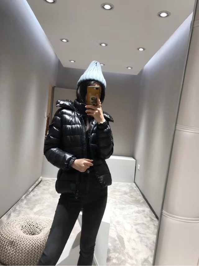 蒙口王菲同款 短款加厚羽绒服 - 修身デザインで冬に最適