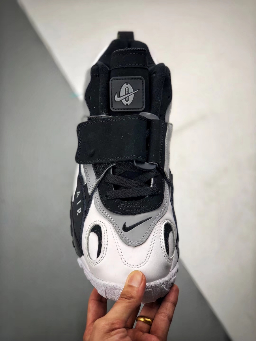 280原装平台版本 淘行者Nike Sportswear Air Max Speed Turf 加速实验系列复古气垫篮球鞋黑灰白货号525225-011
