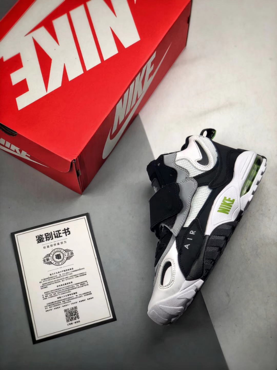 280原装平台版本 淘行者Nike Sportswear Air Max Speed Turf 加速实验系列复古气垫篮球鞋黑灰白货号525225-011