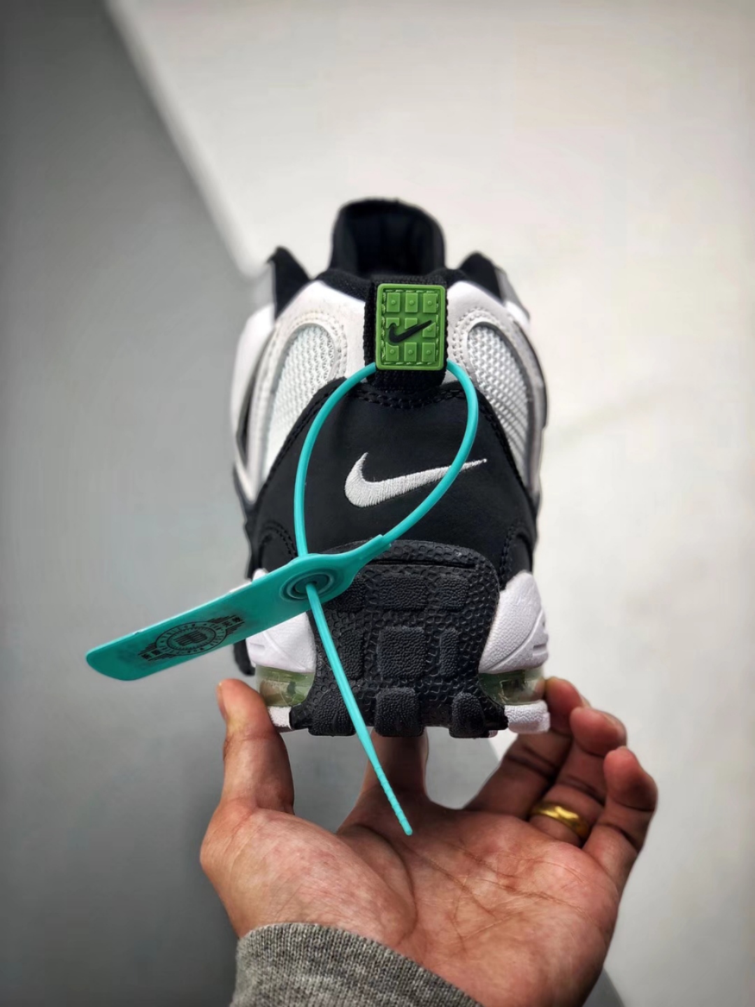 280原装平台版本 淘行者Nike Sportswear Air Max Speed Turf 加速实验系列复古气垫篮球鞋黑灰白货号525225-011