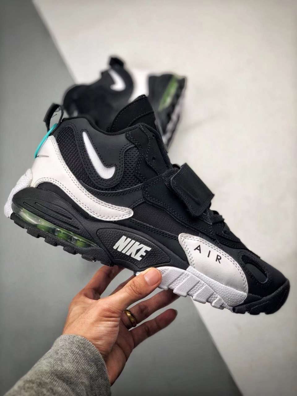 280原装平台版本 首发出货 Nike Sportswear Air Max Speed Turf 加速实验系列复古气垫篮球鞋黑白奥利奥525225-011