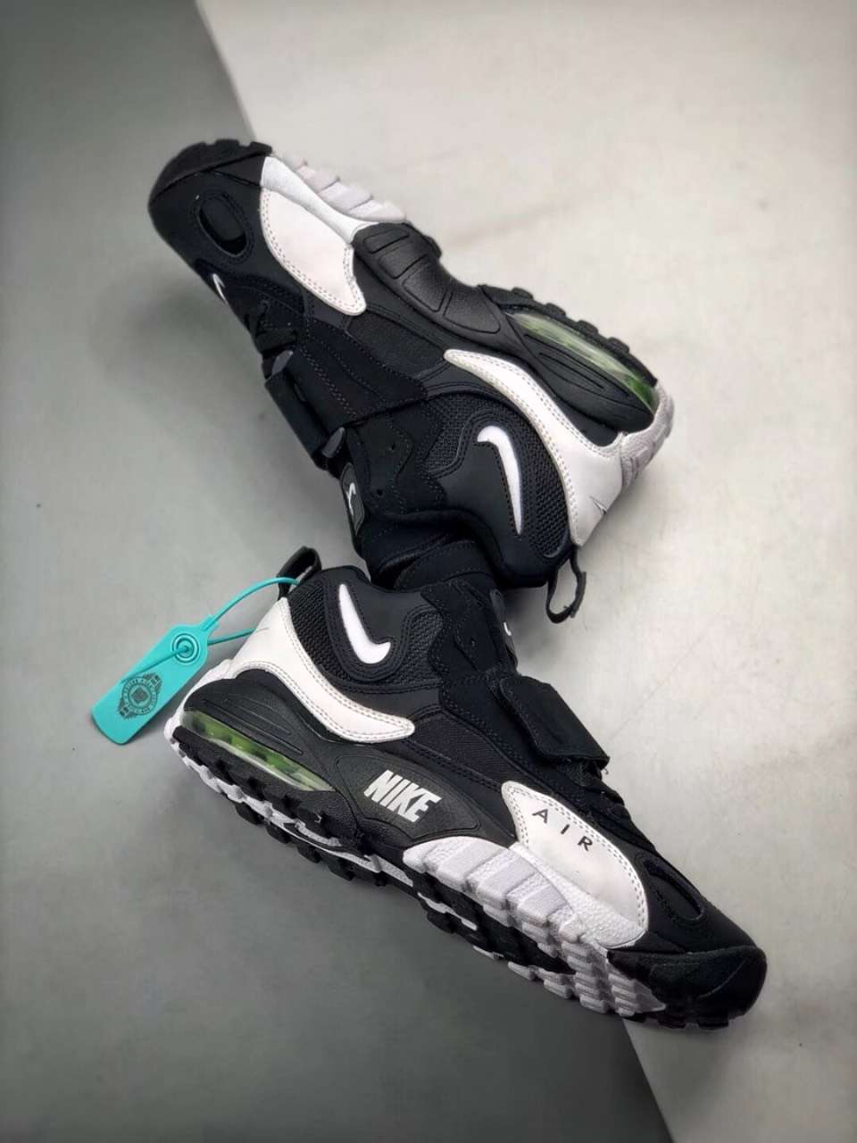 280原装平台版本 首发出货 Nike Sportswear Air Max Speed Turf 加速实验系列复古气垫篮球鞋黑白奥利奥525225-011