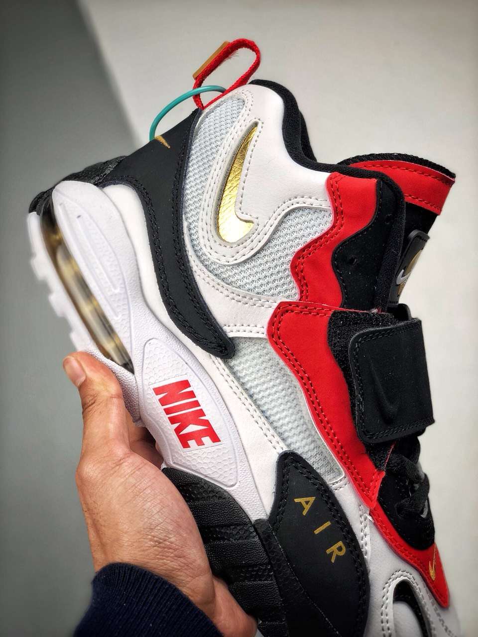 280原装平台版本 首发出货 Nike Sportswear Air Max Speed Turf 加速实验系列复古气垫篮球鞋最美白红525225-011