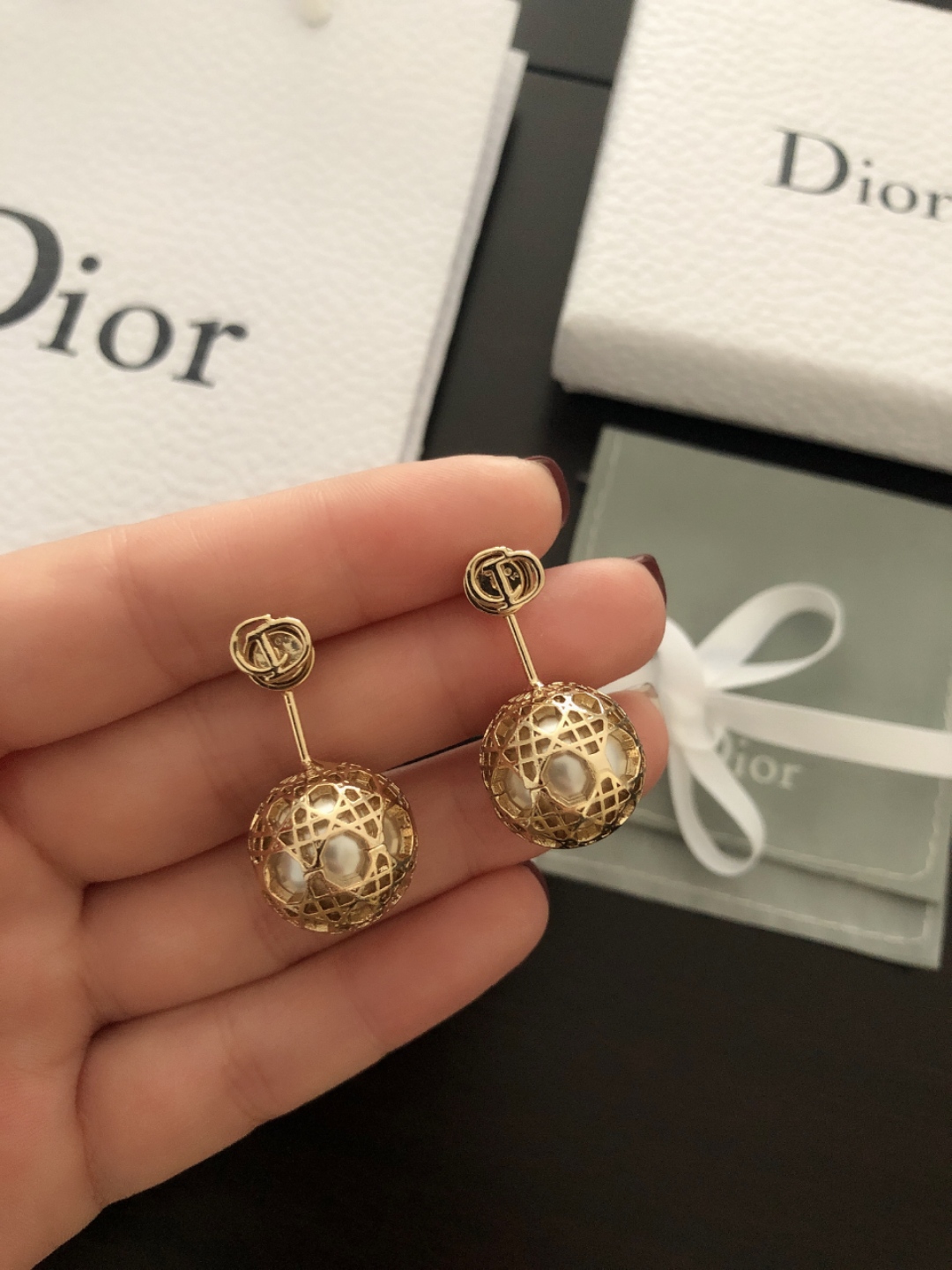 Dior Jewelry Earring Openwork Summer Collection