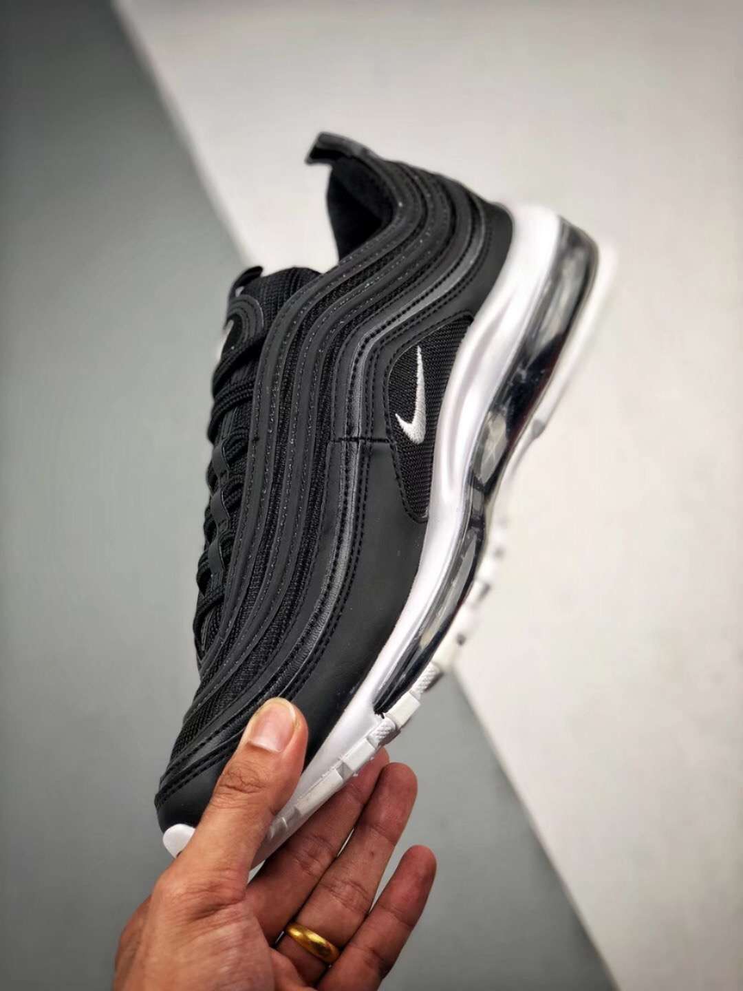 210【独家纯原版本 Air Max 97 OG 黑白子弹拆解原鞋开发