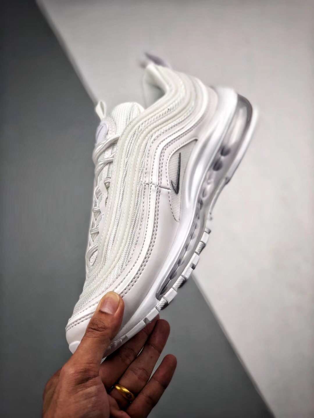 210【独家纯原版本 Air Max 97 OG 纯白子弹拆解原鞋