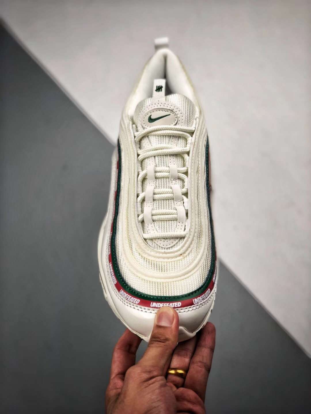 210【独家纯原版本 UNDEFEATED X Air Max 97五道杠 联名白子弹