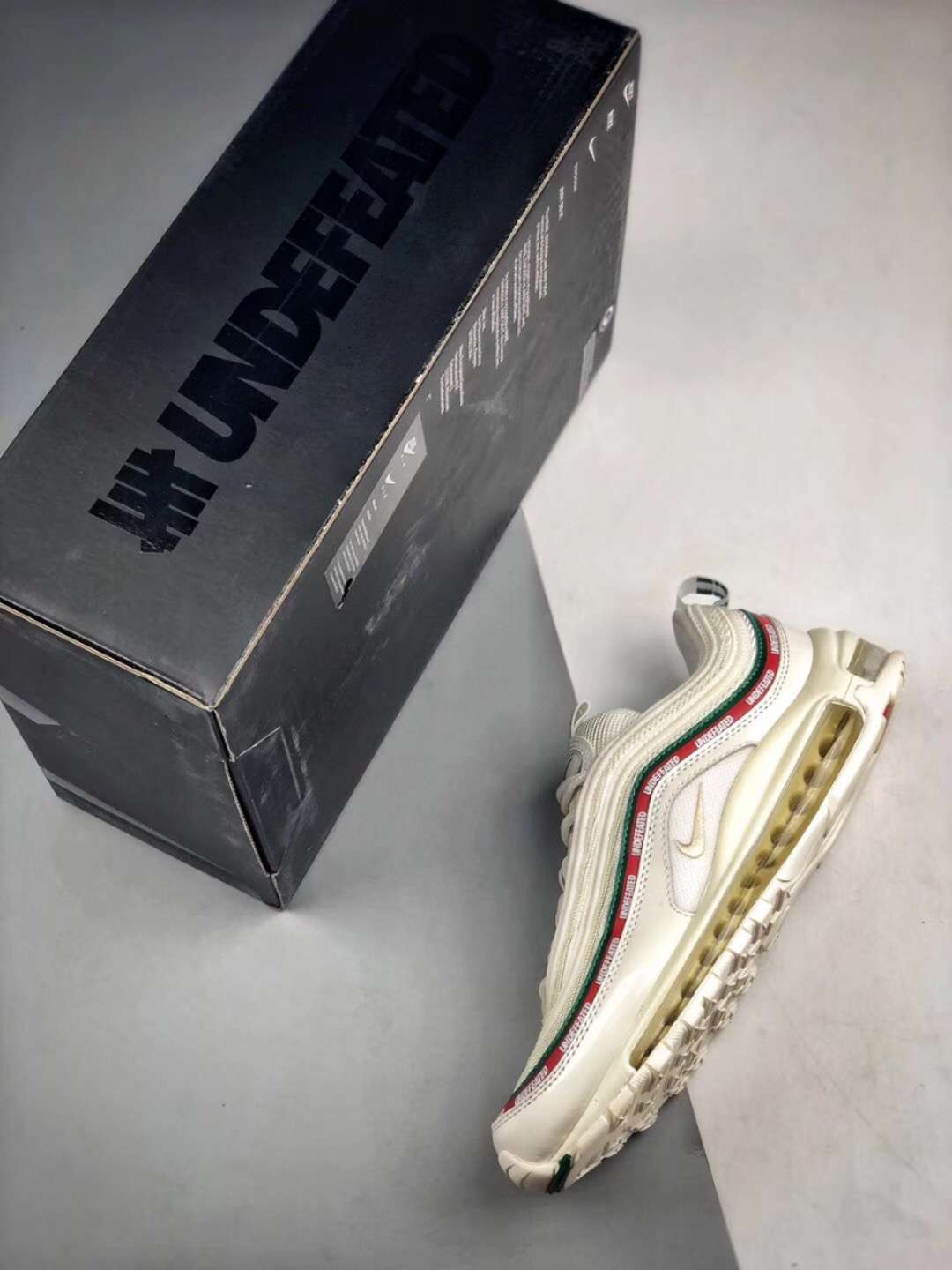 210【独家纯原版本 UNDEFEATED X Air Max 97五道杠 联名白子弹