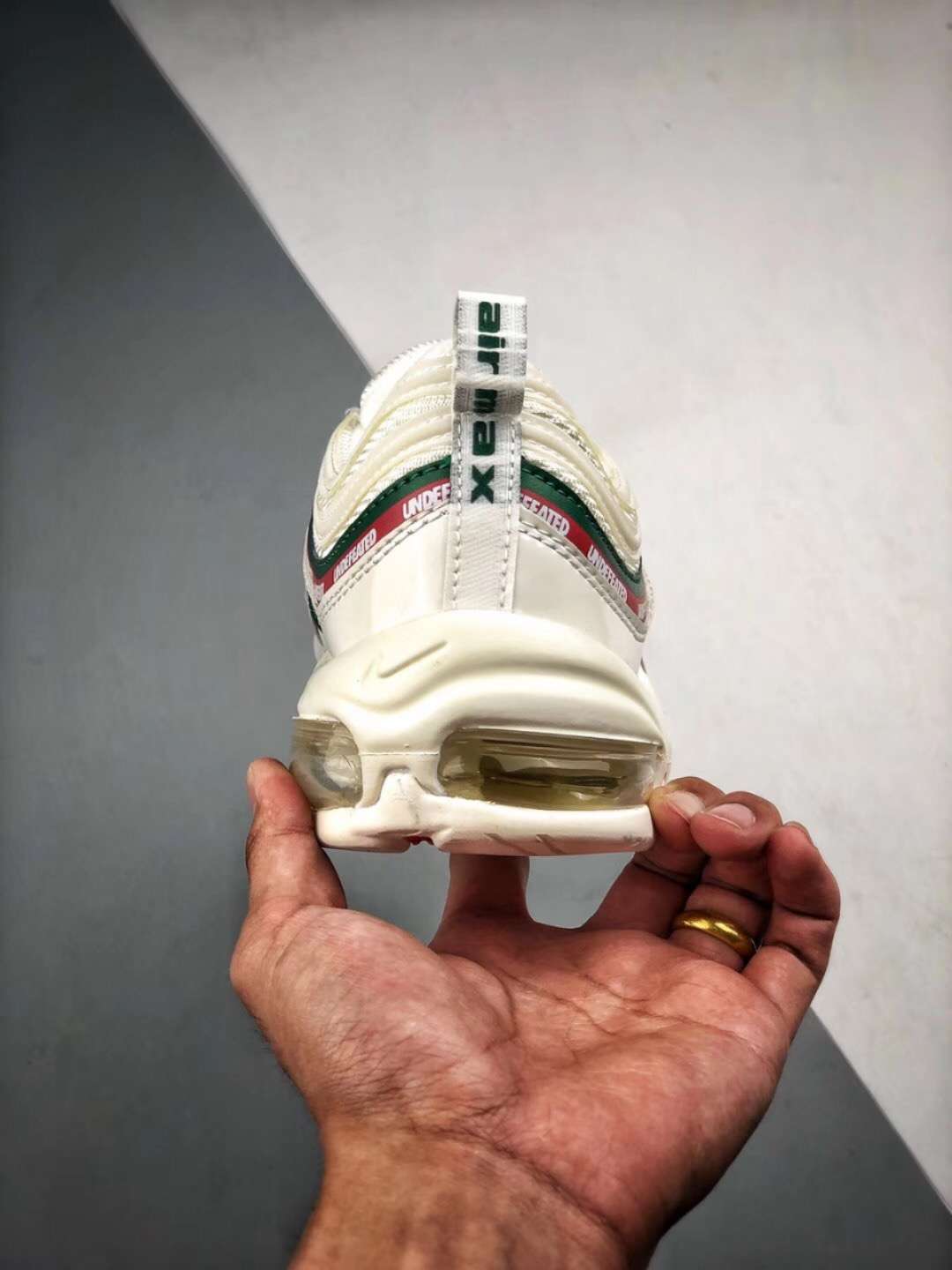 210【独家纯原版本 UNDEFEATED X Air Max 97五道杠 联名白子弹