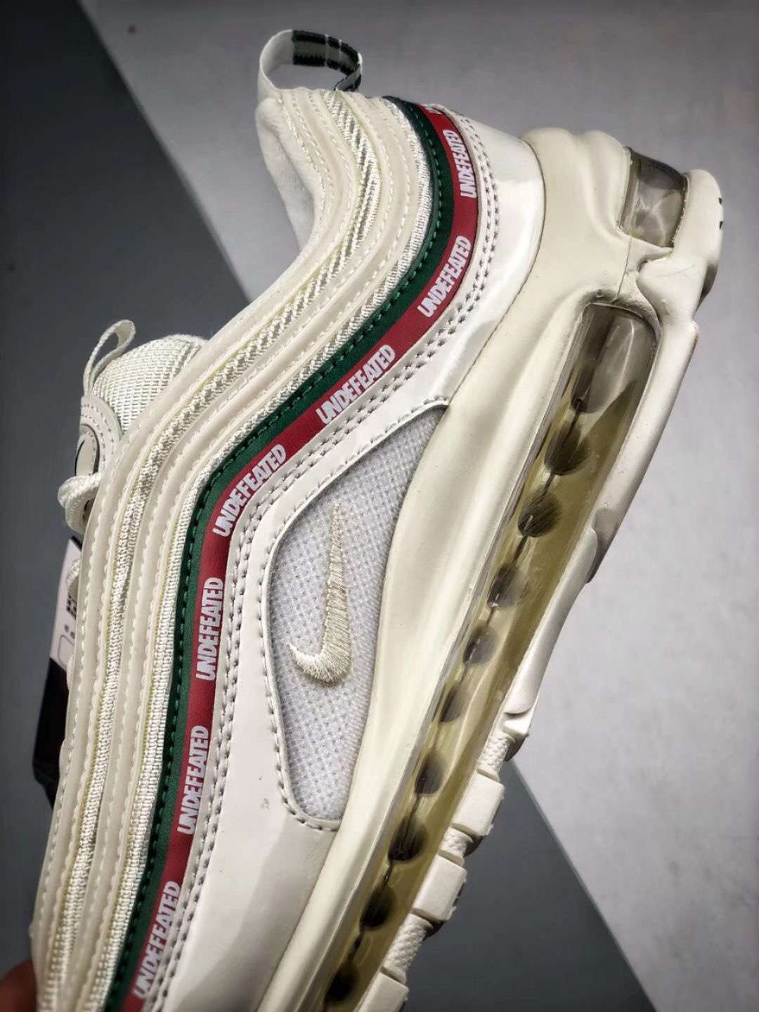 210【独家纯原版本 UNDEFEATED X Air Max 97五道杠 联名白子弹