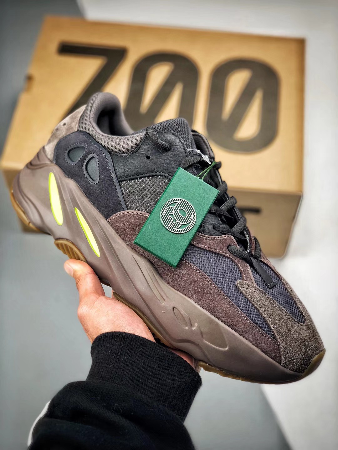 Apoyo contra reembolso OG puro original, apertura oficial 🚀🚀 Adidas Yeezy 700 Boost "Mauve" negro-marrón, n…