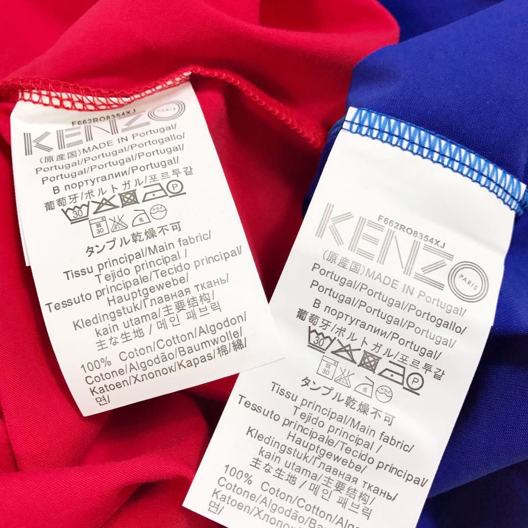 65KENZO19ss限量情侣款虎头T恤！