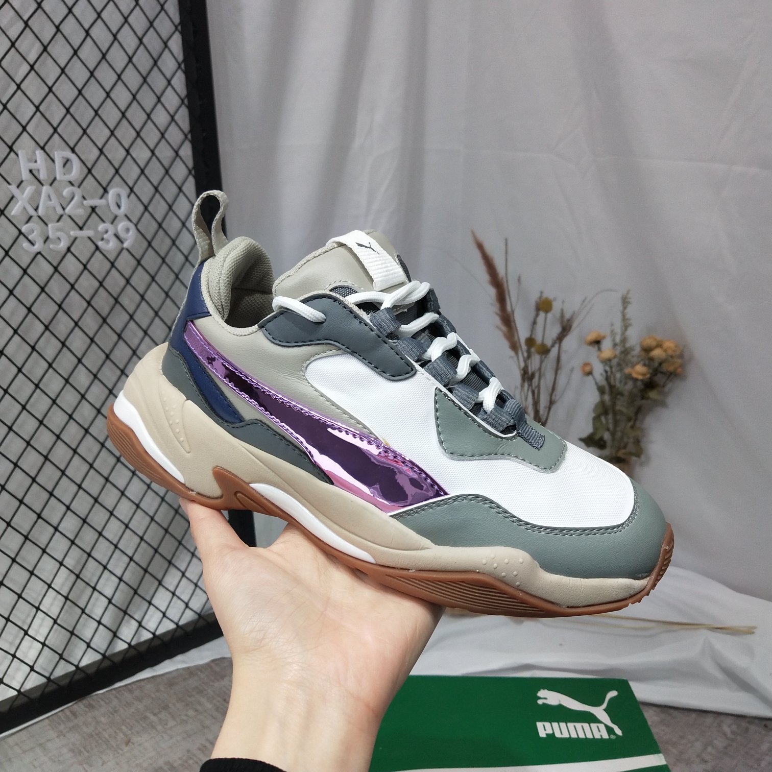 130 支持放店 本地取  真标半码独家新款彪马PUMA Thunder Desert INS 2018超火女子老爹鞋泫雅同款联名运动鞋