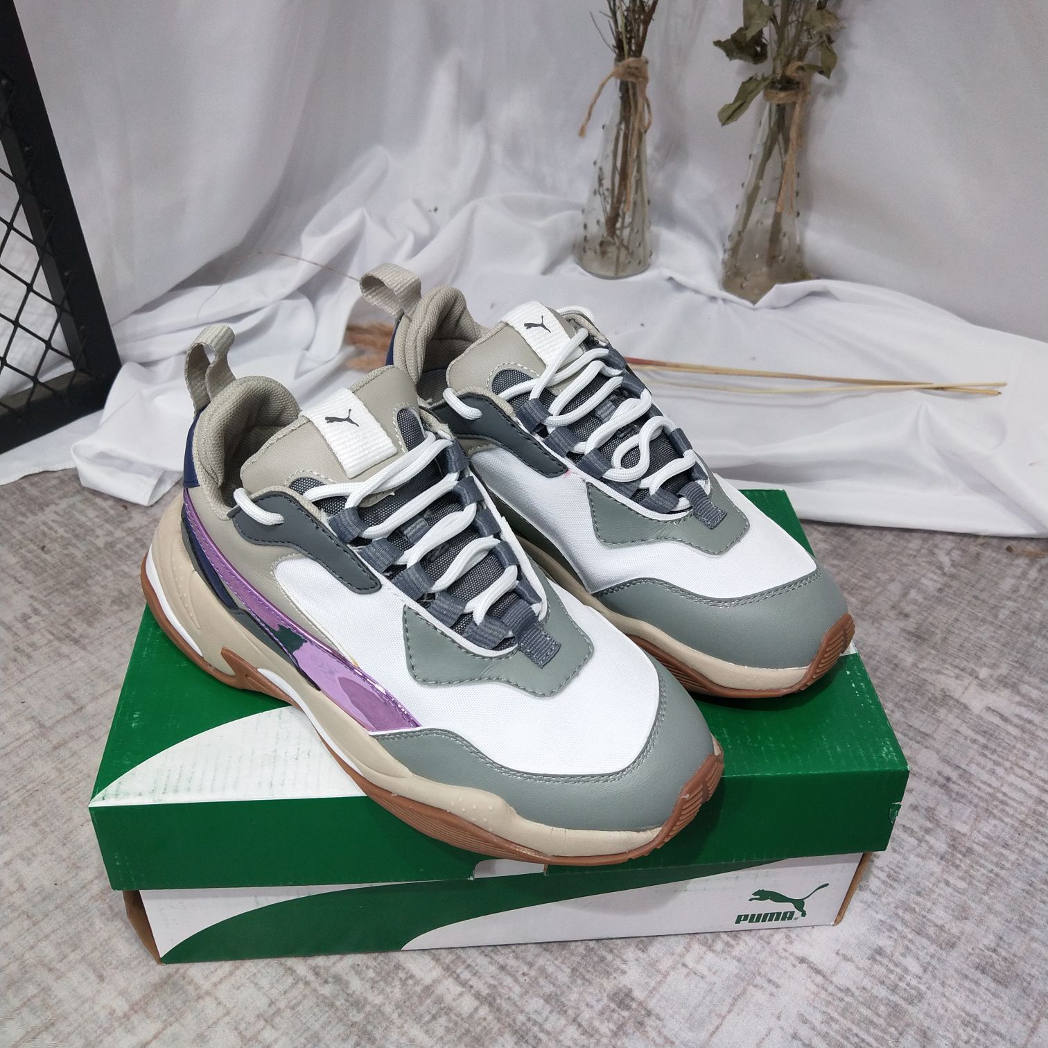 130 支持放店 本地取  真标半码独家新款彪马PUMA Thunder Desert INS 2018超火女子老爹鞋泫雅同款联名运动鞋