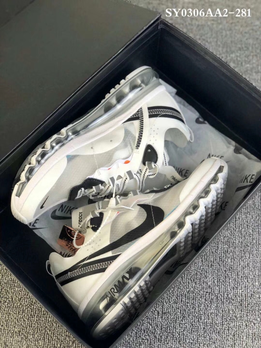 Nike React Element 87/MAX2019尺码：40 40.5 41 42 42.5 43 44 44.5 45