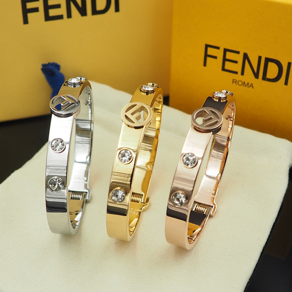 Fendi Haute Joaillerie Fine Jewelry Earrings Necklace Ring Ref 2