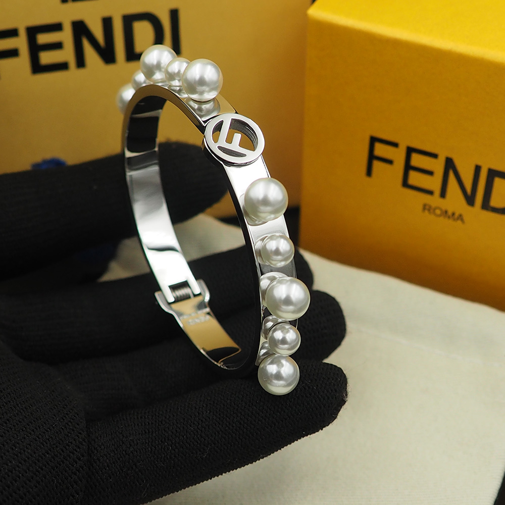 芬迪 Fendi 传世高定珠宝耳环项链戒指首饰 #3670570C 4