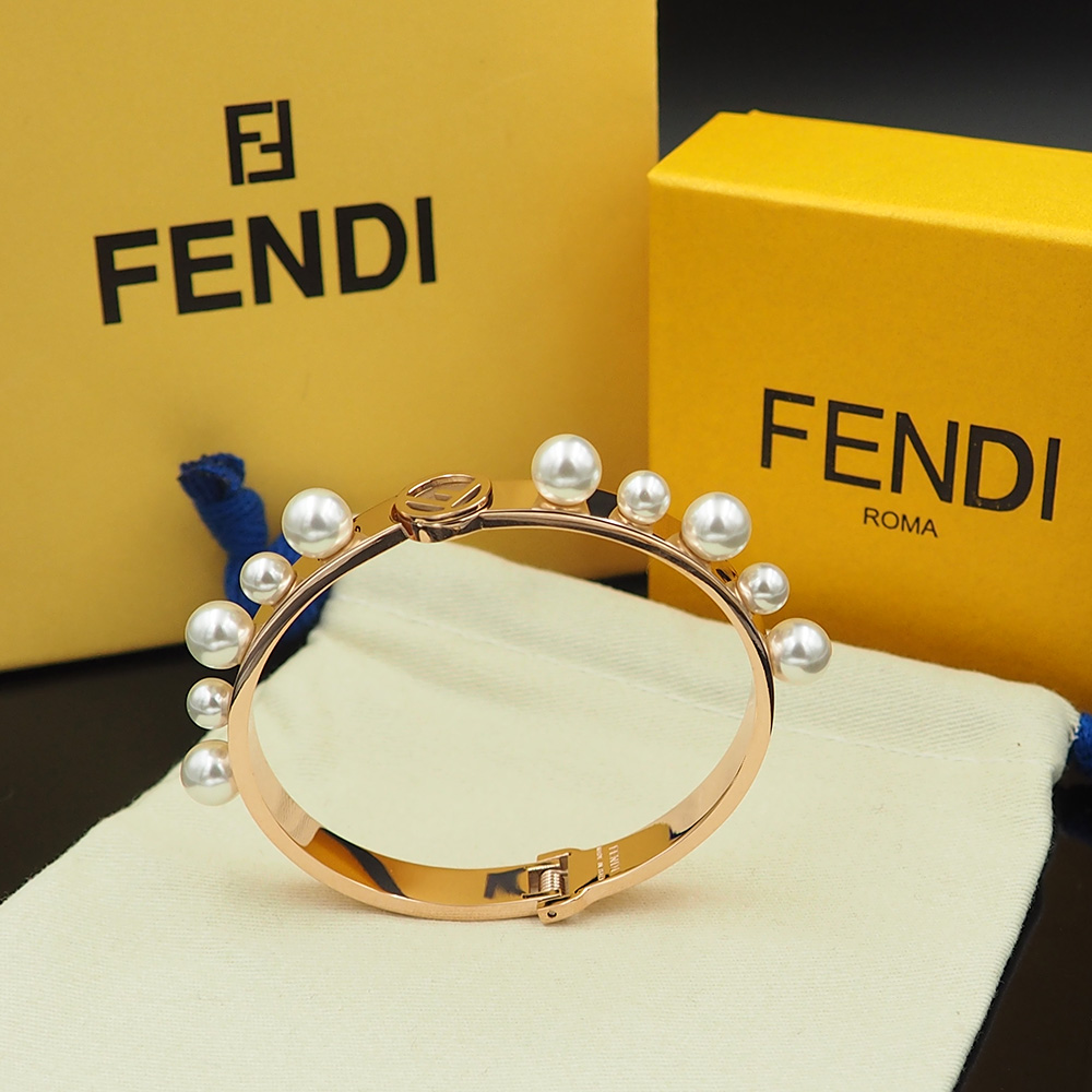 芬迪 Fendi 传世高定珠宝耳环项链戒指首饰 #3670570C 5