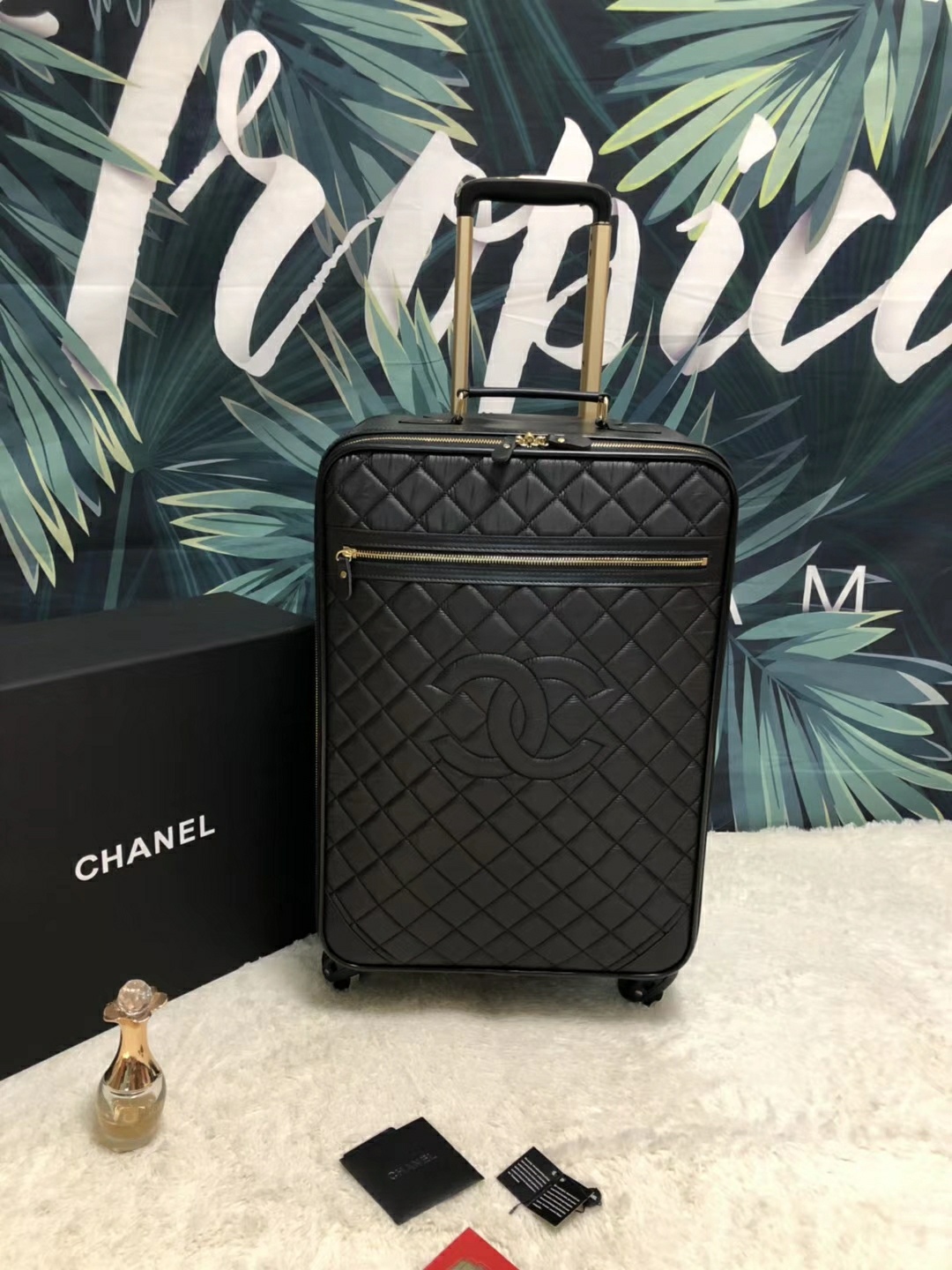 Chanel Bolsos Maleta con ruedas