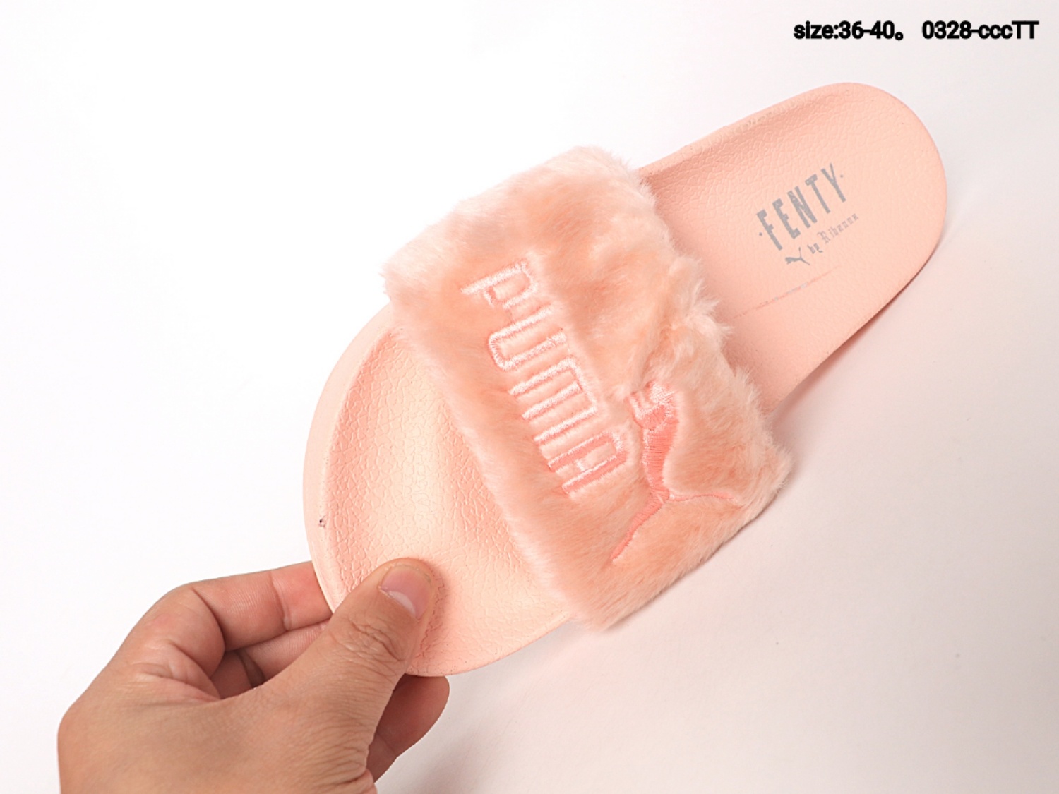 75  PUMA RIHANNA LEADCAT FENTY 彪马联名 蕾哈娜毛绒拖鞋0328-cccTT