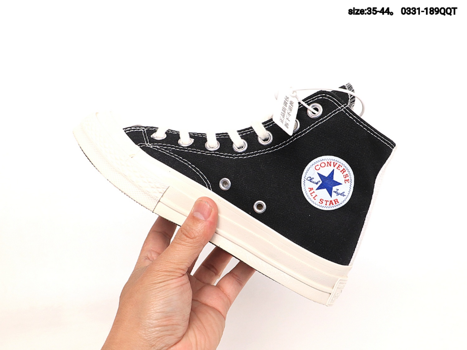 140 CDG Play x Converse 1970s匡威川久保玲 Play爱心联名帆布鞋