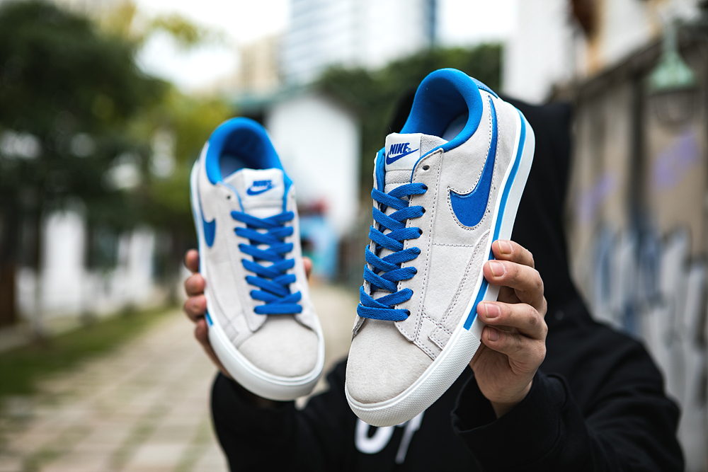 120真标半码 耐克 nike BLAZER LOW 果冻 冷灰砂赭男女子低帮休闲板鞋