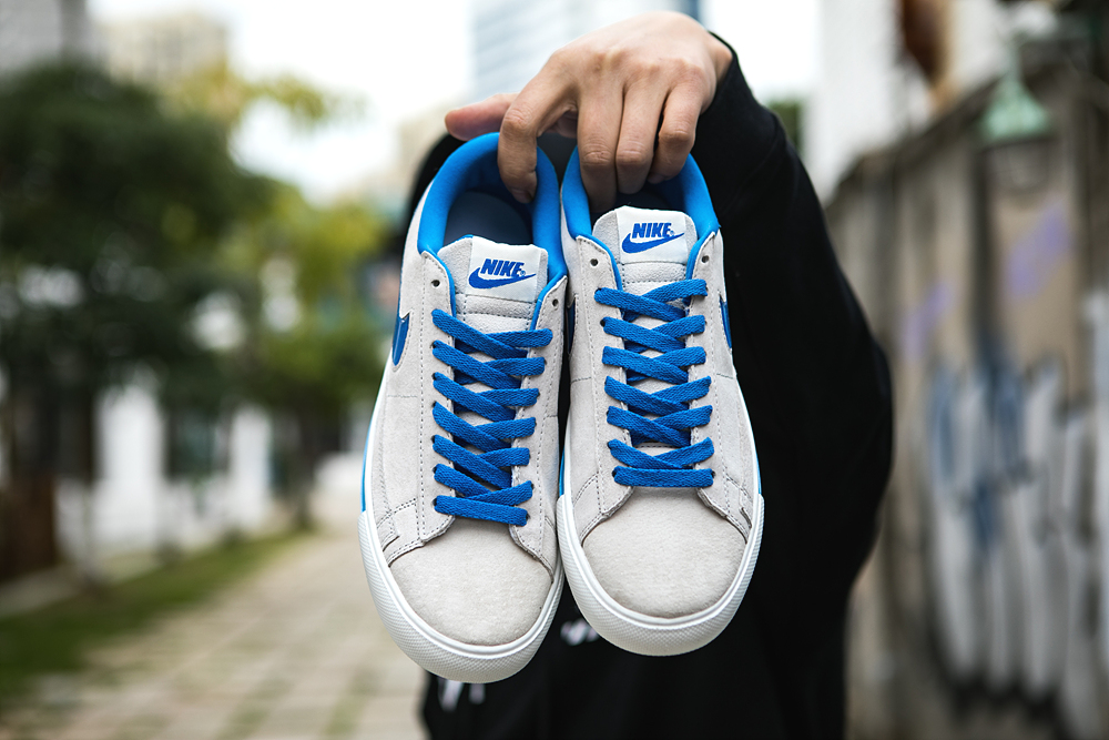 120真标半码 耐克 nike BLAZER LOW 果冻 冷灰砂赭男女子低帮休闲板鞋