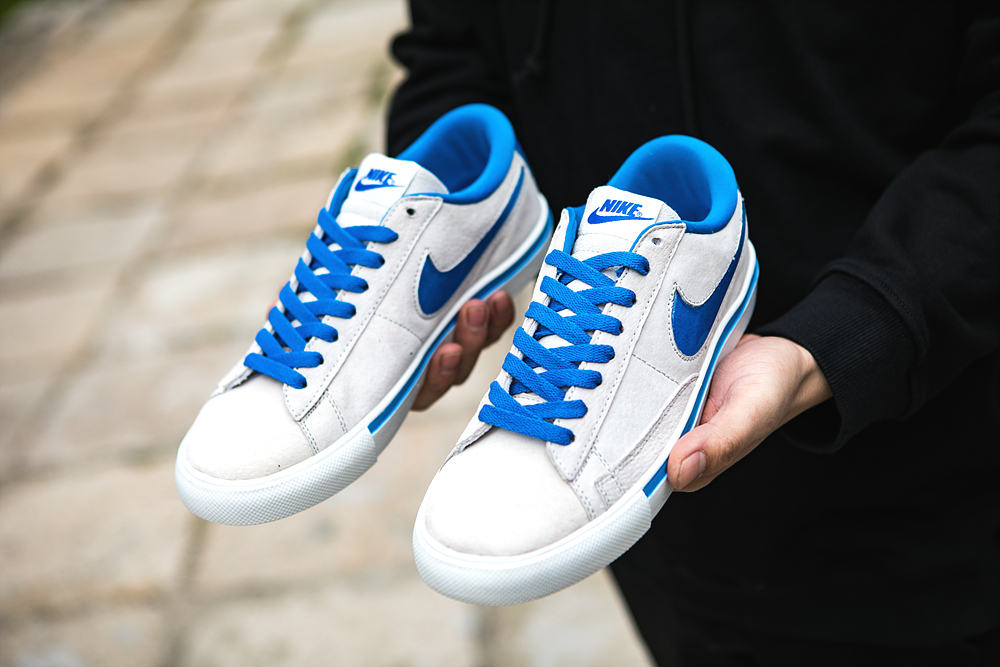 120真标半码 耐克 nike BLAZER LOW 果冻 冷灰砂赭男女子低帮休闲板鞋