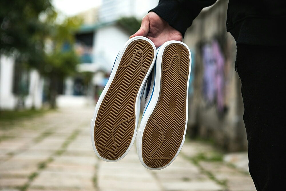 120真标半码 耐克 nike BLAZER LOW 果冻 冷灰砂赭男女子低帮休闲板鞋