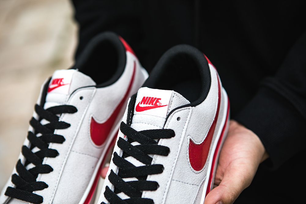 120真标半码 耐克 nike BLAZER LOW 果冻 冷灰砂赭男女子低帮休闲板鞋