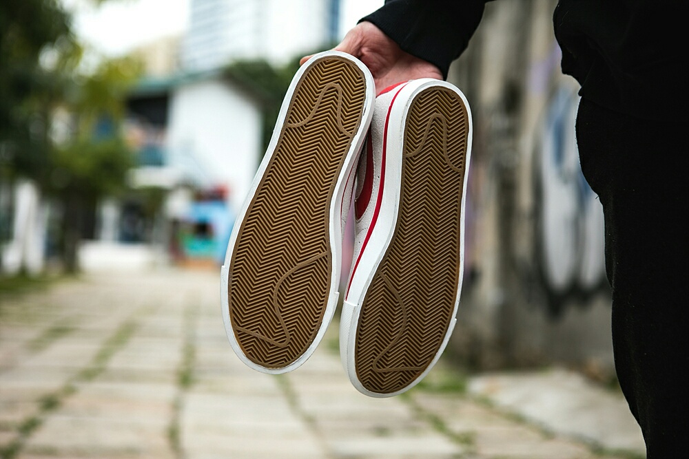 120真标半码 耐克 nike BLAZER LOW 果冻 冷灰砂赭男女子低帮休闲板鞋