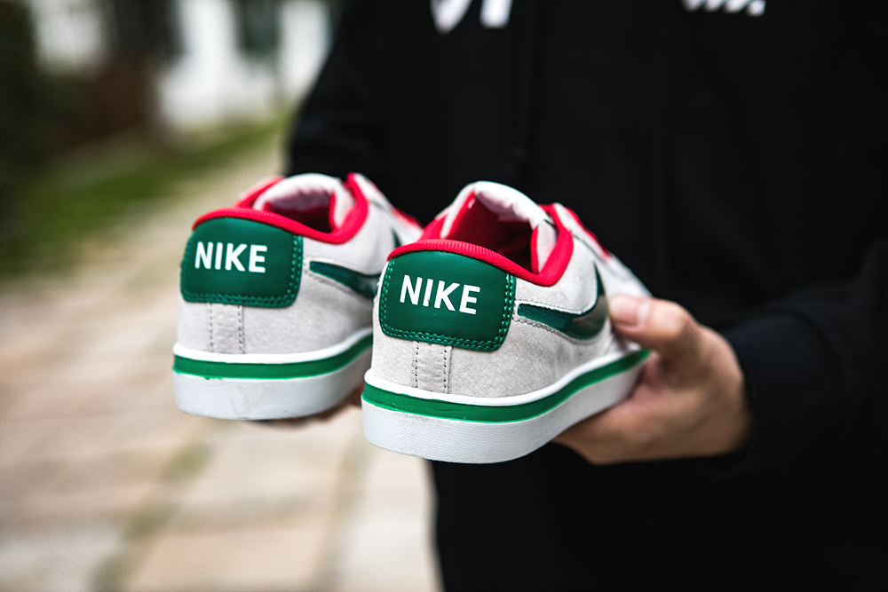 120真标半码 耐克 nike BLAZER LOW 果冻 冷灰砂赭男女子低帮休闲板鞋