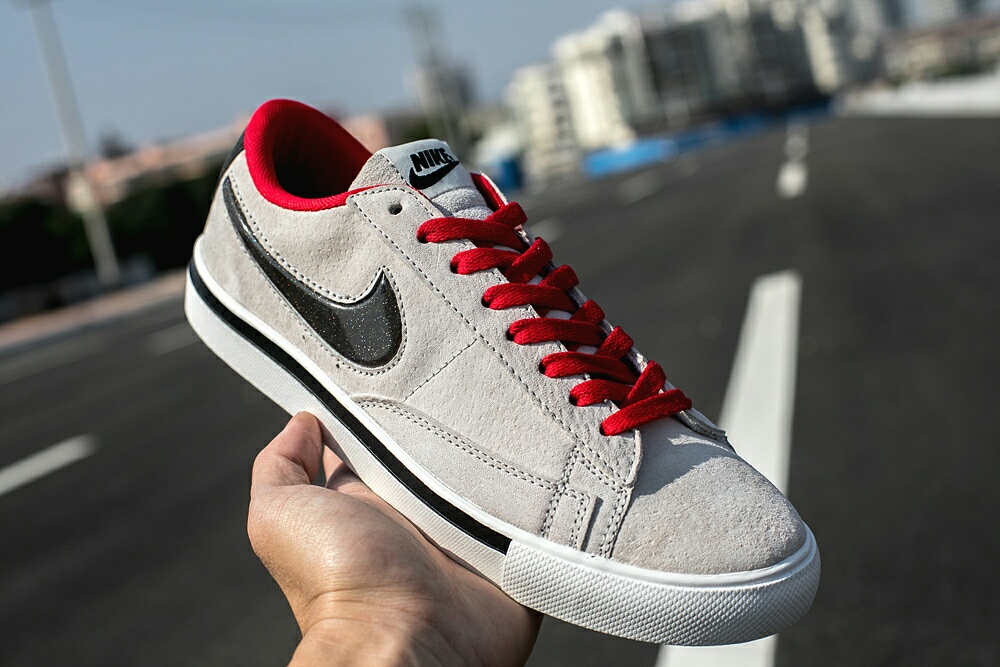120真标半码 耐克 nike BLAZER LOW 果冻 冷灰砂赭男女子低帮休闲板鞋