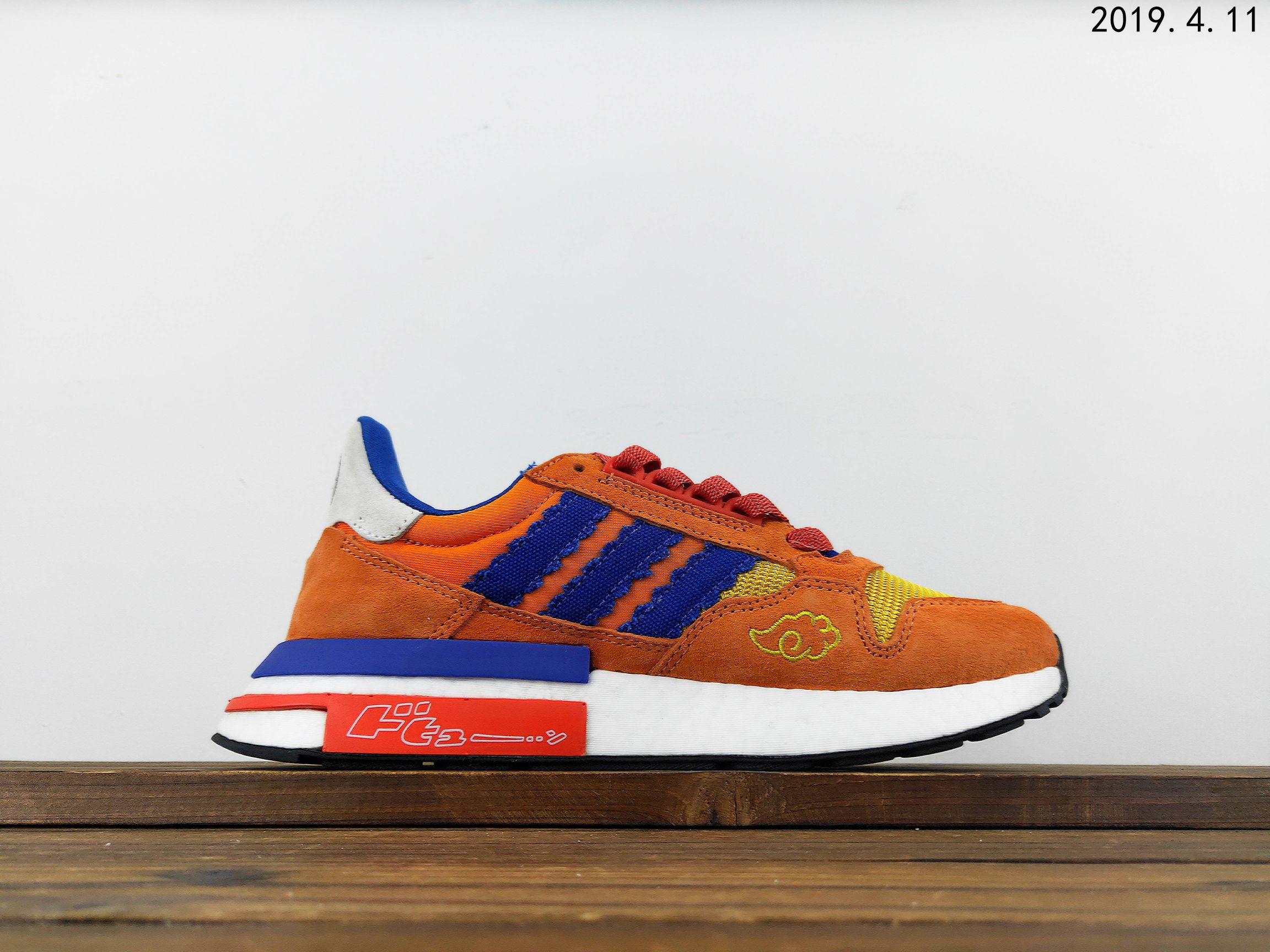 200市场顶级 adidas Originals ZX500 RM，爆米花百搭复古慢跑鞋“网纱粉渐变紫罗兰”DG4150