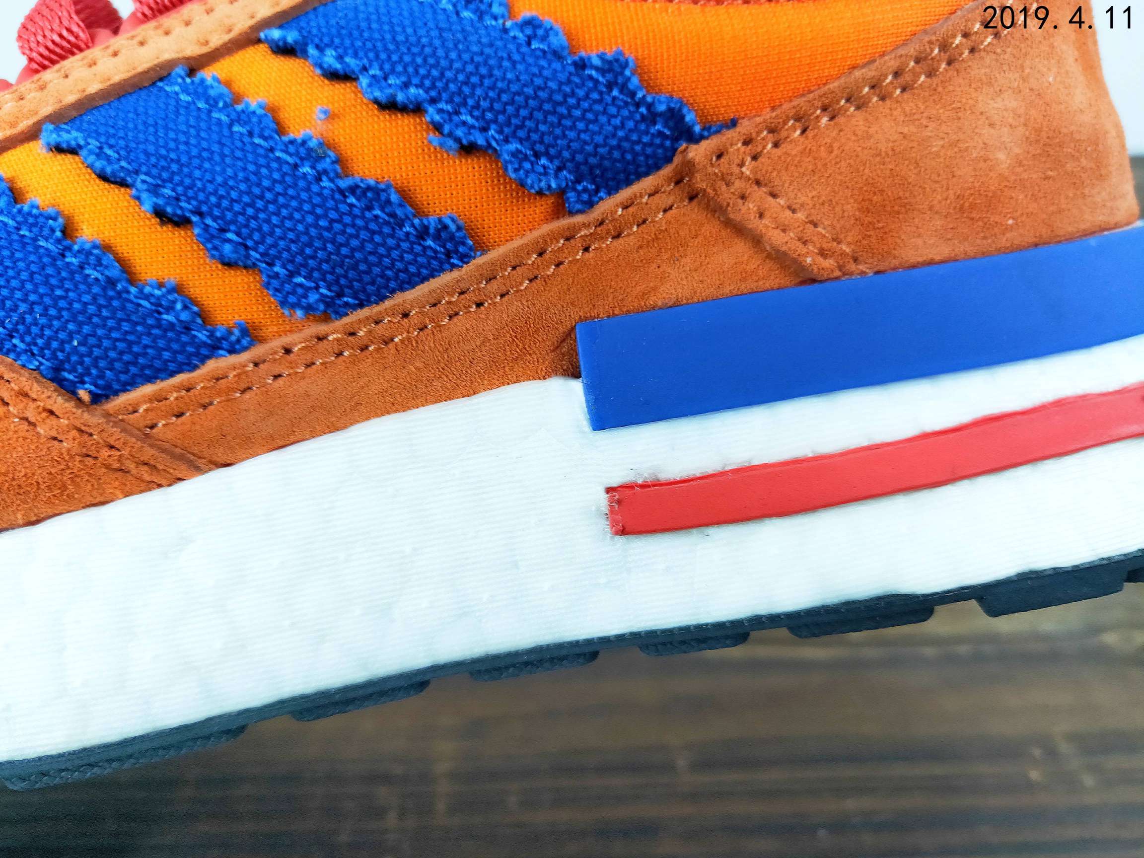 200市场顶级 adidas Originals ZX500 RM，爆米花百搭复古慢跑鞋“网纱粉渐变紫罗兰”DG4150