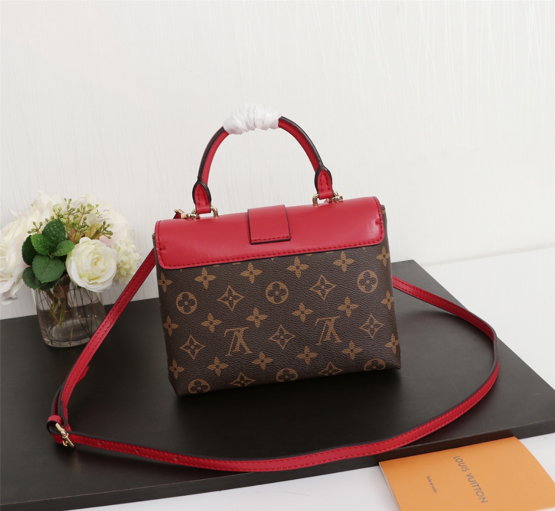Louis Vuitton M43577 Monogram Red 23x17x8cm crossbody everyday
