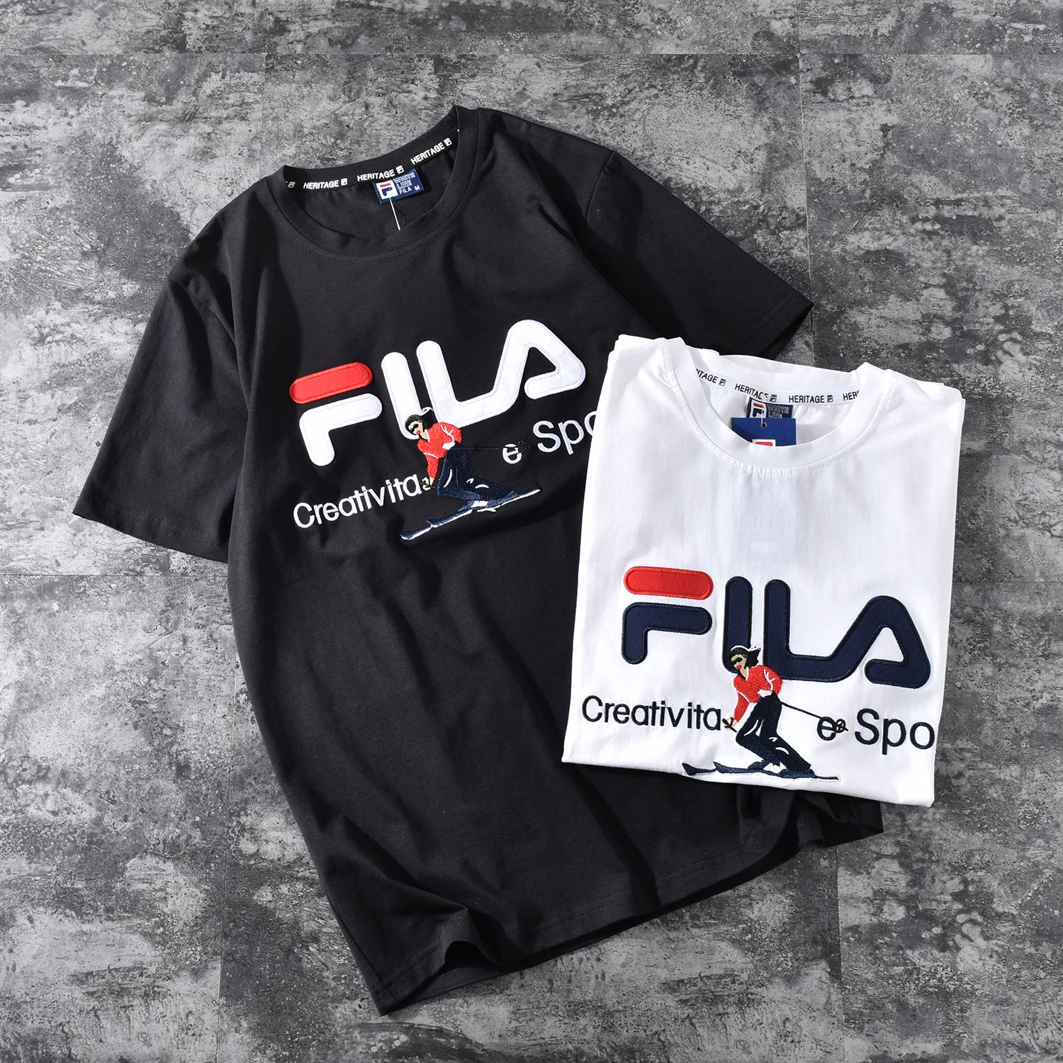 65 斐乐/FILA2019韩国柜子爆款各路潮咖人手必备多件的极品好货短袖！